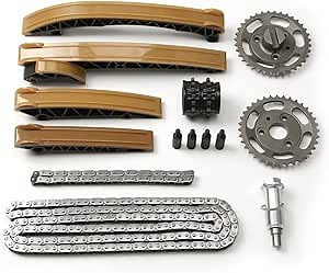 14pcs Timing Chain Kit OM642 3.0T Replacement for Mercedes-Benz 300 C (LX, LE) 3.0 CRD A0009937176