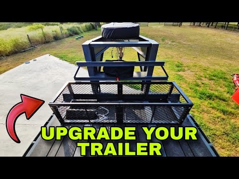 THIS IS PERFECT Storage for your trailer! RackEm Cargo Storage