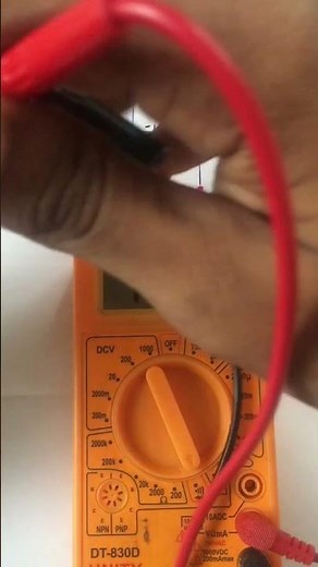 How to test a rectifier bridge diode using digital multimeter /TS6P05G 6A #basicelectronic #shorts