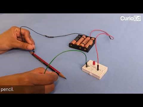 Graphite is a conductor of electricity [Science Experiment]