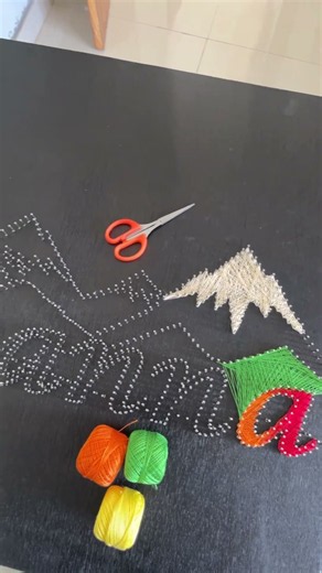 String art name #stringart #stringartshop #rainbowstringart #stringartdecoration
